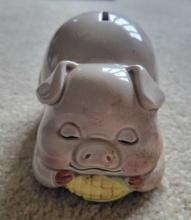 Porcelain Piggy Bank $1 STS