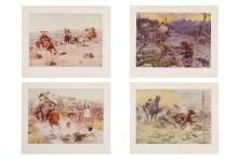 Charles M. Russell Prints For Framing 1960-70s (4)