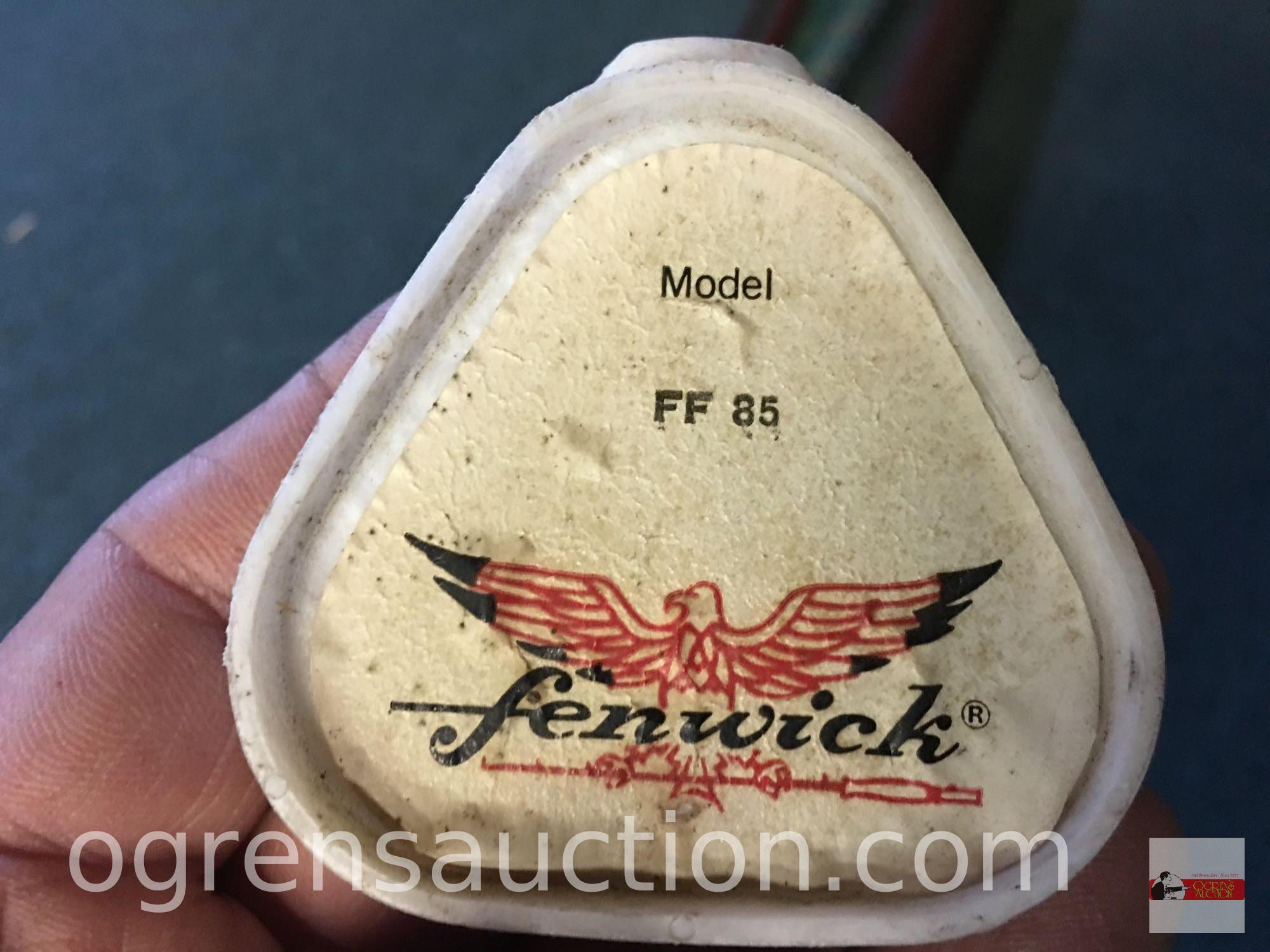 Fishing - Fly Rod - Fenwick 2 pc. Fiberglass Model #FF85, #J 10286, 8'6" 4 1/8oz