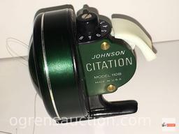 Fishing - Reels - Johnson Spin Cast Reel, Citation model 110B, complete with 12lb test siren line