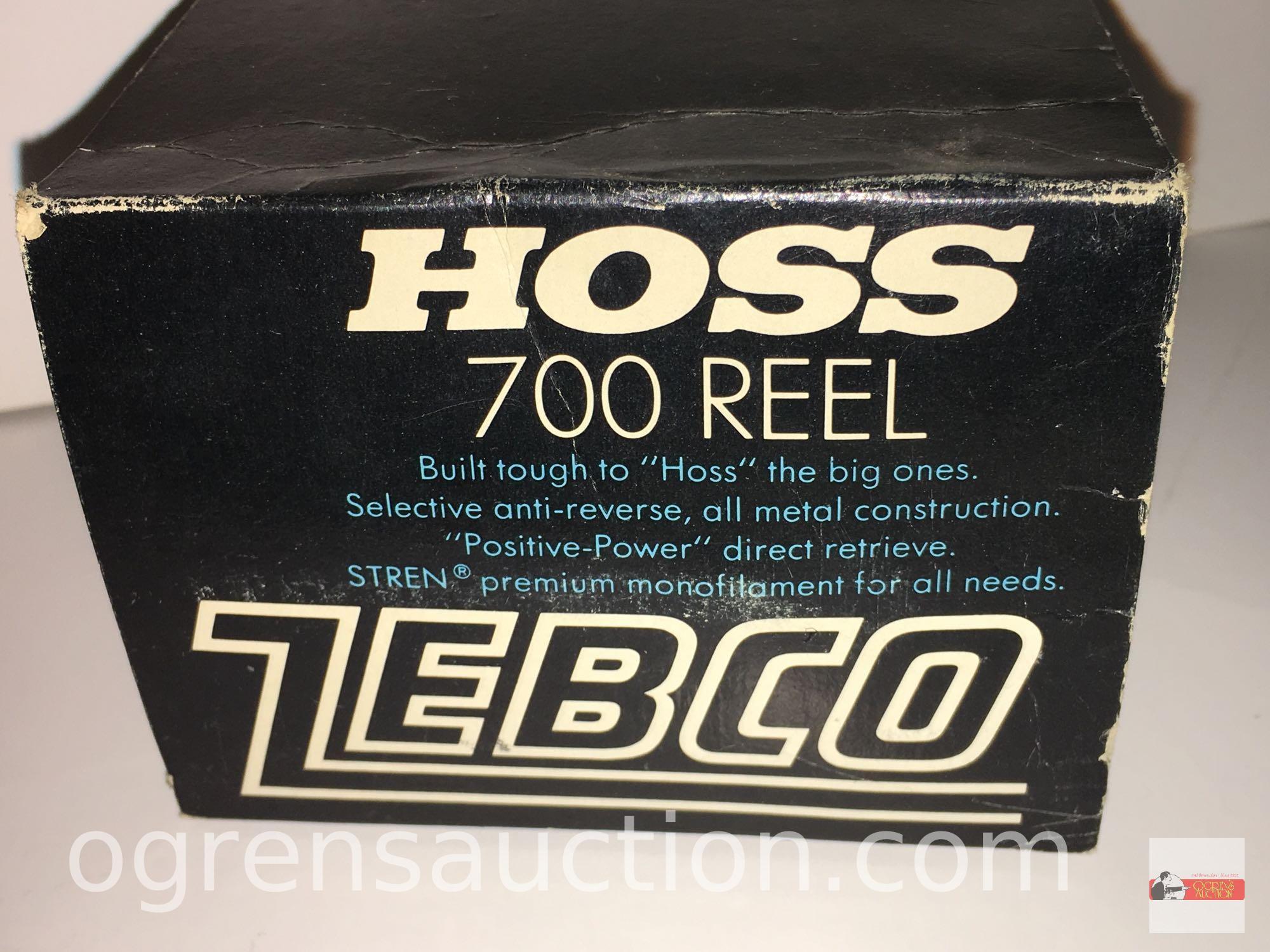 Fishing - Reels - Zebco Hoss 700 Reel, orig. box and paperwork