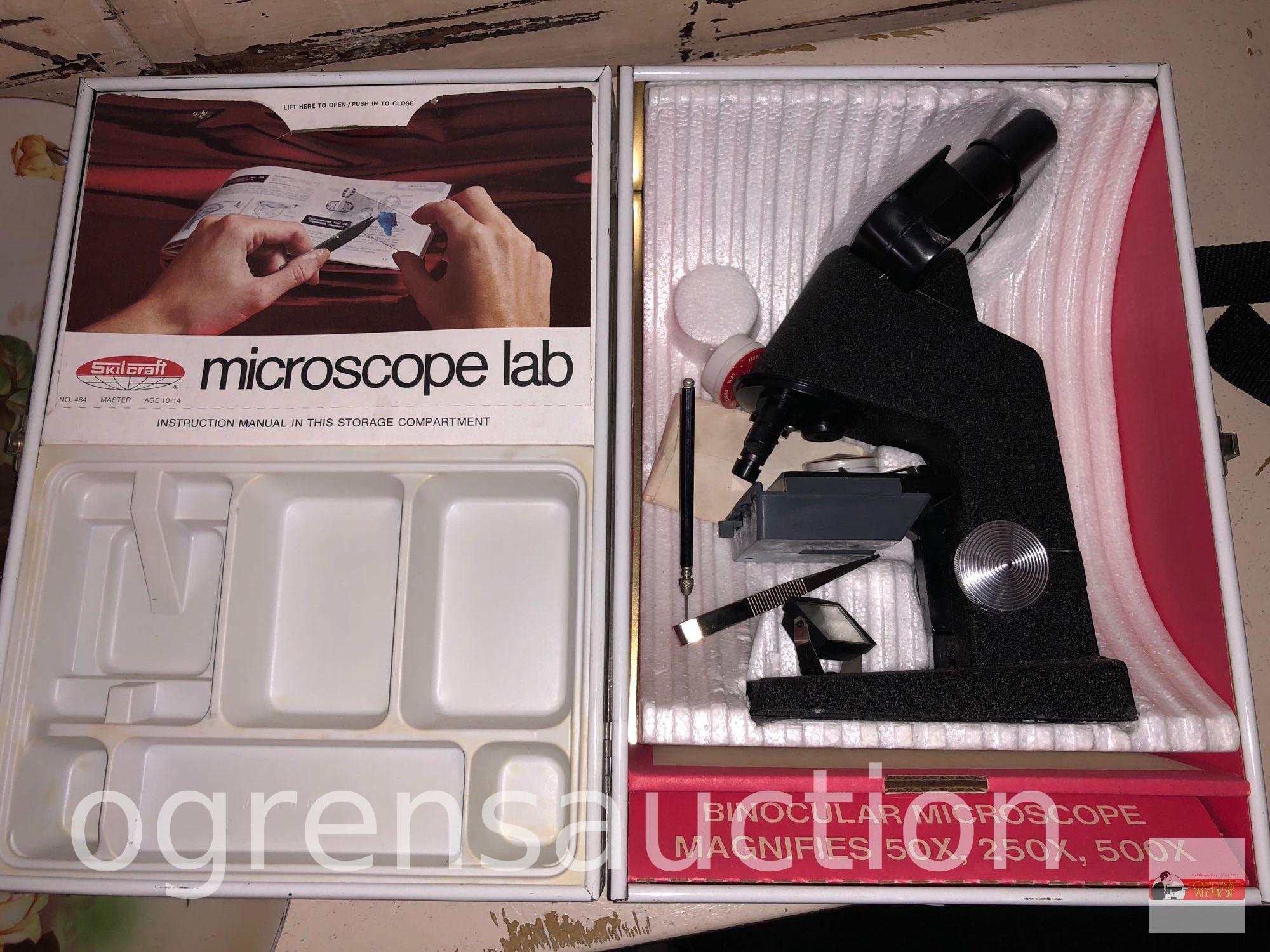 Skilcraft Science Lab microscope in carry case