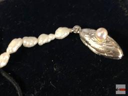Jewelry - Bracelet - Fresh water pearls bracelet silver lobster clasp