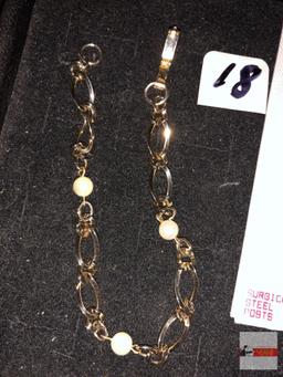 Jewelry - 2 bracelets and 1 Marvella post earrings