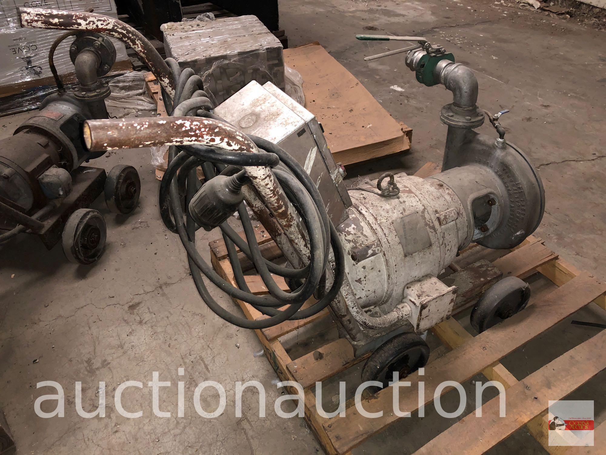 Machinery - Lg. portable Irrigation pump, electric, Valley Foundry & Machine Works