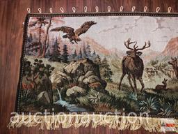 Tapestry - Wildlife, 65"wx32"h