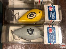 Fishing - 5 NFL sport lures in orig. packages