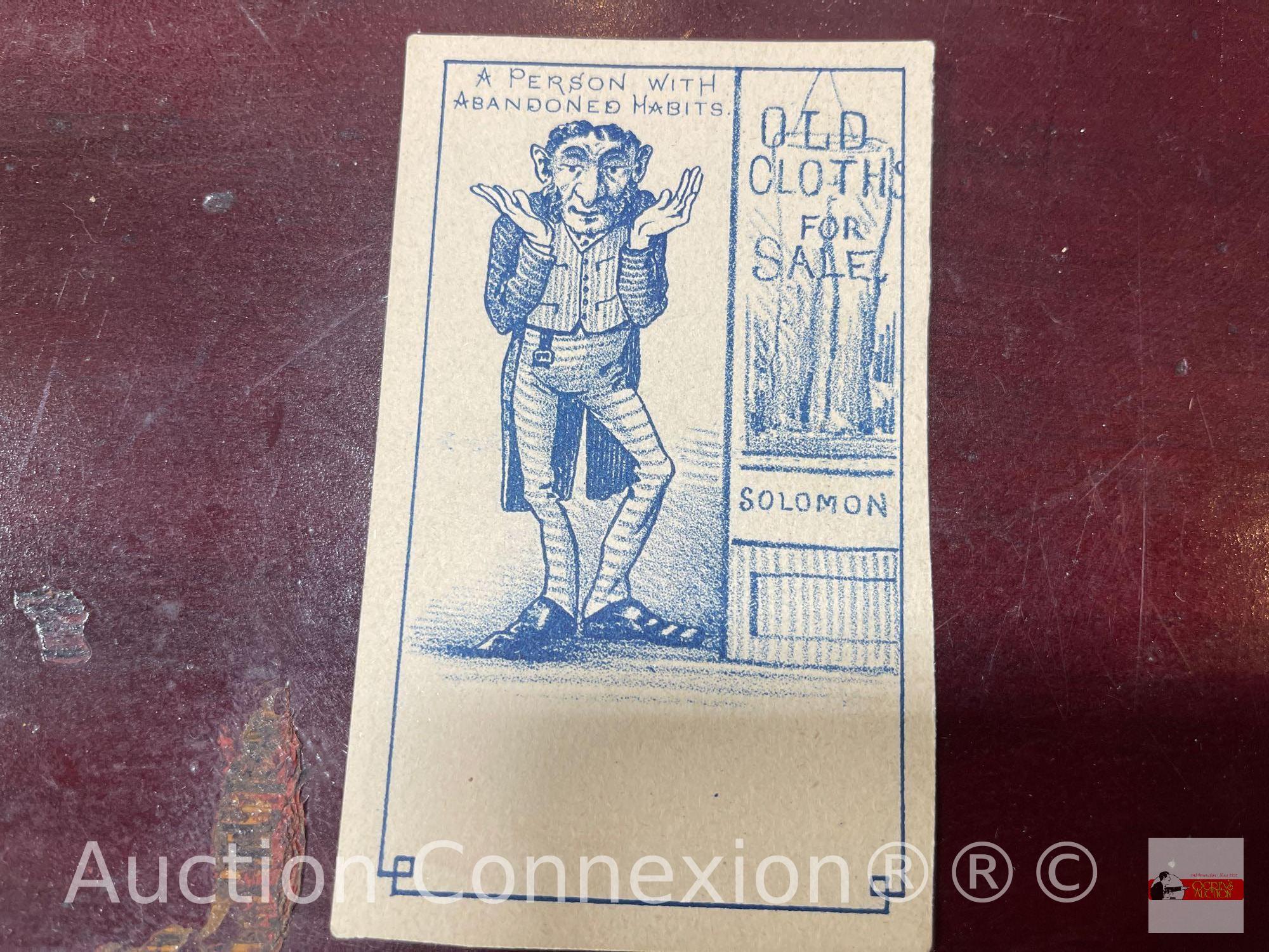 Ephemera - 2 Early Tobacco trading cards