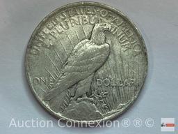 Coins - 1923 silver dollar, Peace