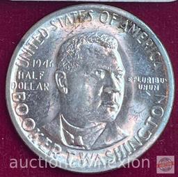 Coins - 1946 Half Dollar, Booker T. Washington commemorative mint