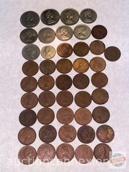 Coins - Canadian change, 50's, 60's, 70's, 80's