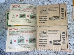 Ephemera - S & H Green Stamp Booklets, empty