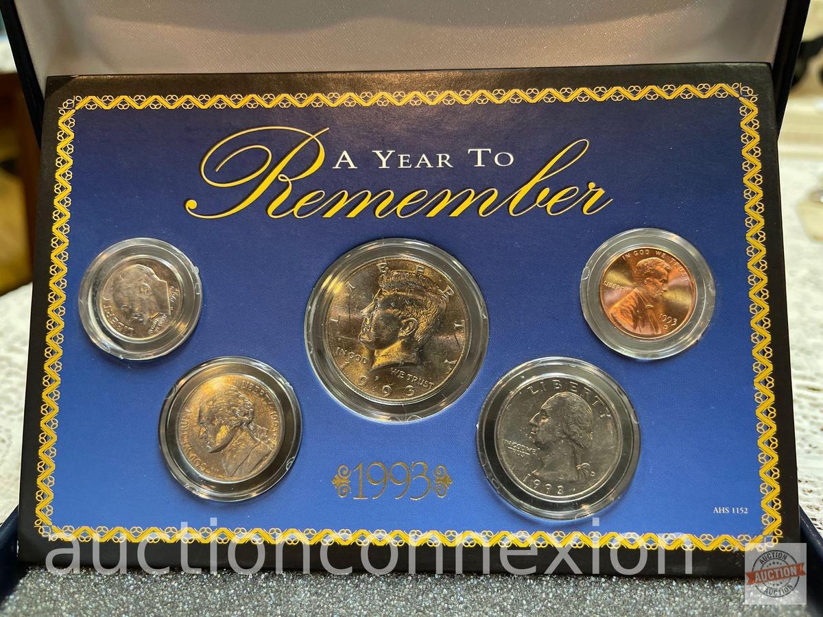 Coins - 1993 Coin set, 5 coins
