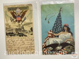 Ephemera - Postcards - Vintage early 1900's Americana postcards, 10ct