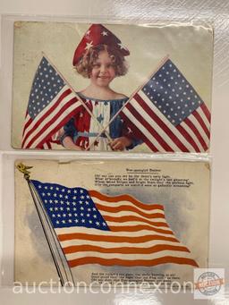 Ephemera - Postcards - Vintage early 1900's Americana postcards, 10ct