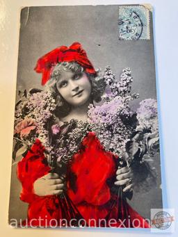 Ephemera - Vintage postcards, early 1900's Merry Widow, cartoon etc., 11 ct
