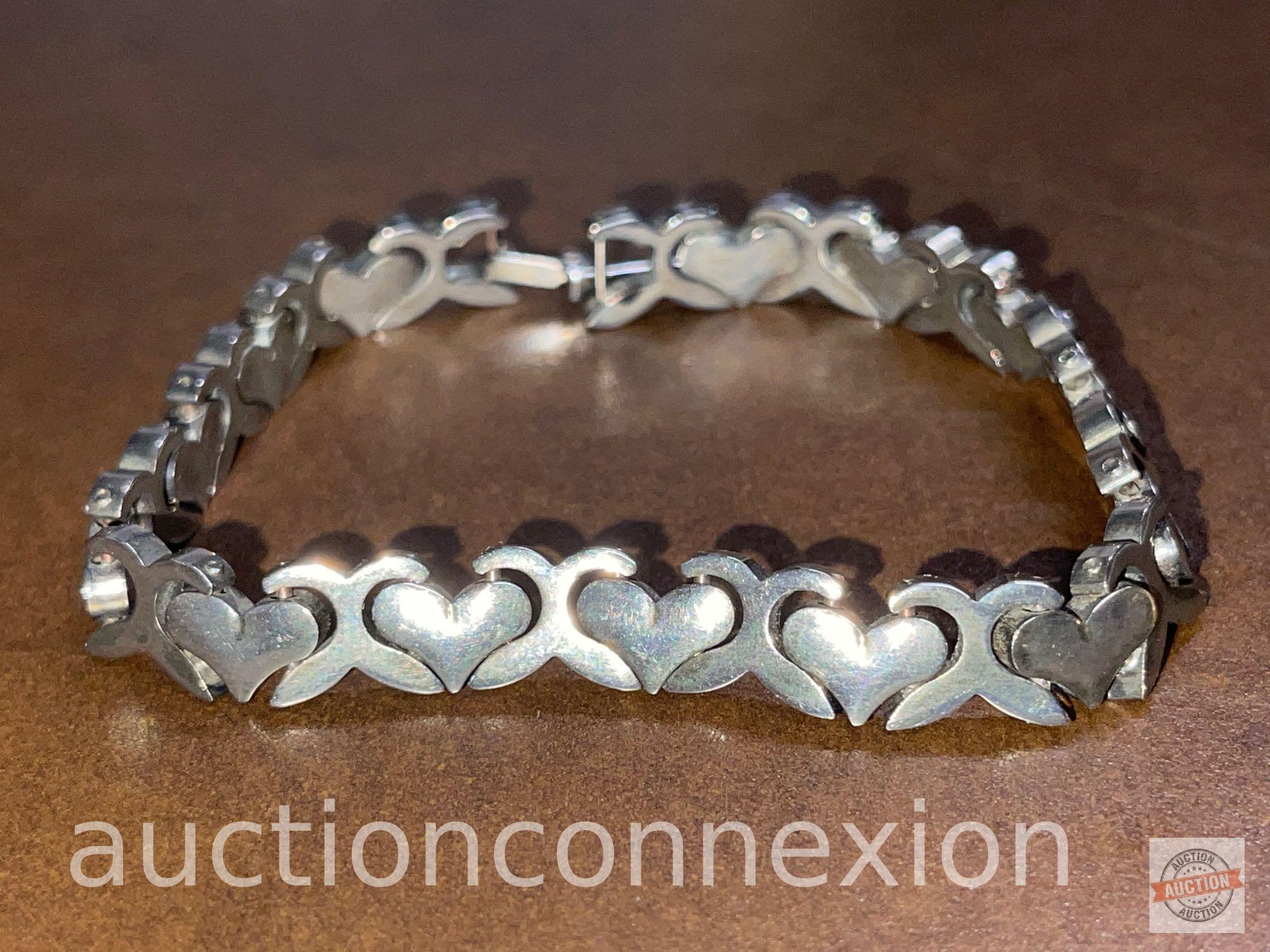 Jewelry - Bracelet, Sterling Hugs & Kisses, 52.5 grams