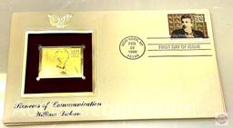 4 Golden First Day Issue Stamps