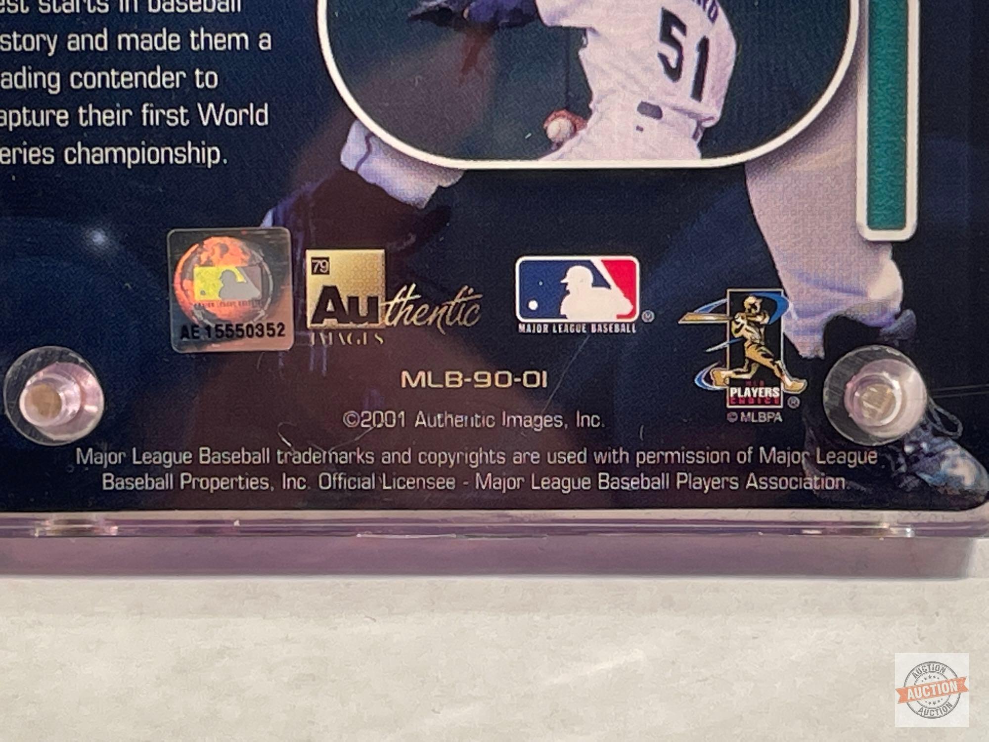 2001 All-Star Ichiro American League All-Star, Limited-Edition gold foil signature card