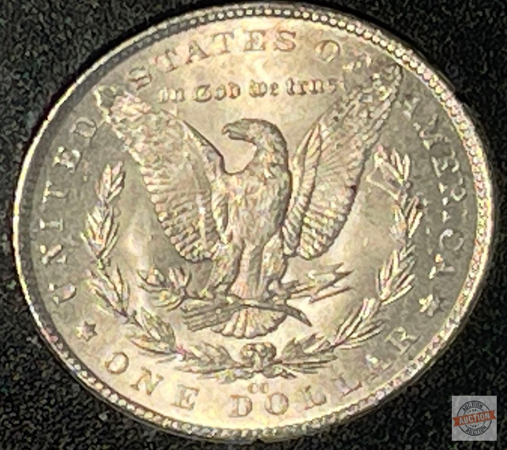 Silver Dollar - Carson City 1882 Uncirculated Morgan in case and box