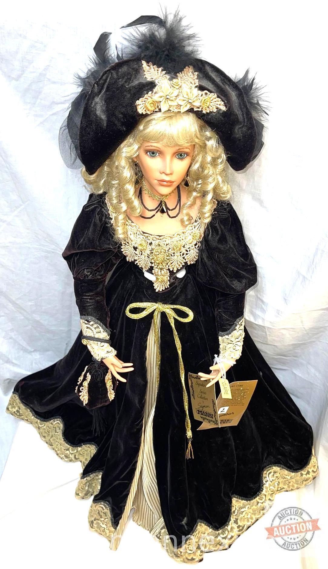 Doll - Porcelain Collector Doll, Seymour Mann, 30"