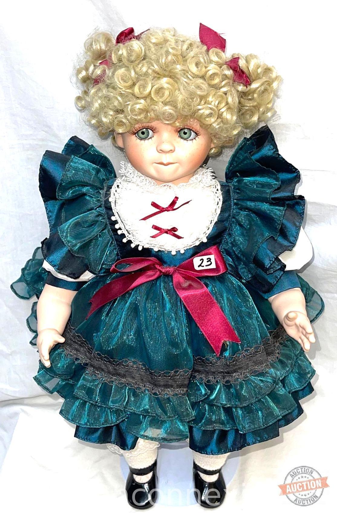 Doll - Porcelain Collector Doll, Seymour Mann, 20"h