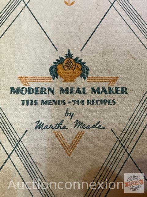 Vintage Cookbook - 1935 "Modern Meal Maker"