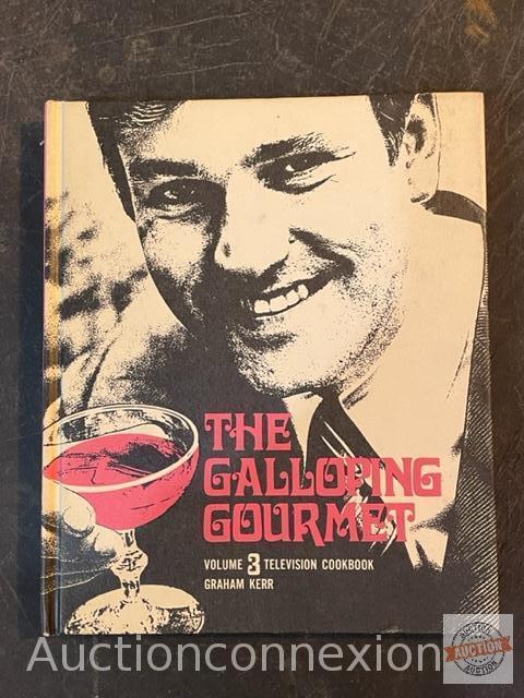 Cookbooks - 1969, 3 vintage "The Galloping Gourmet"
