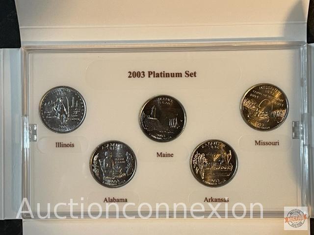 Coins - 2003 Platinum Edition, State Quarter Collection