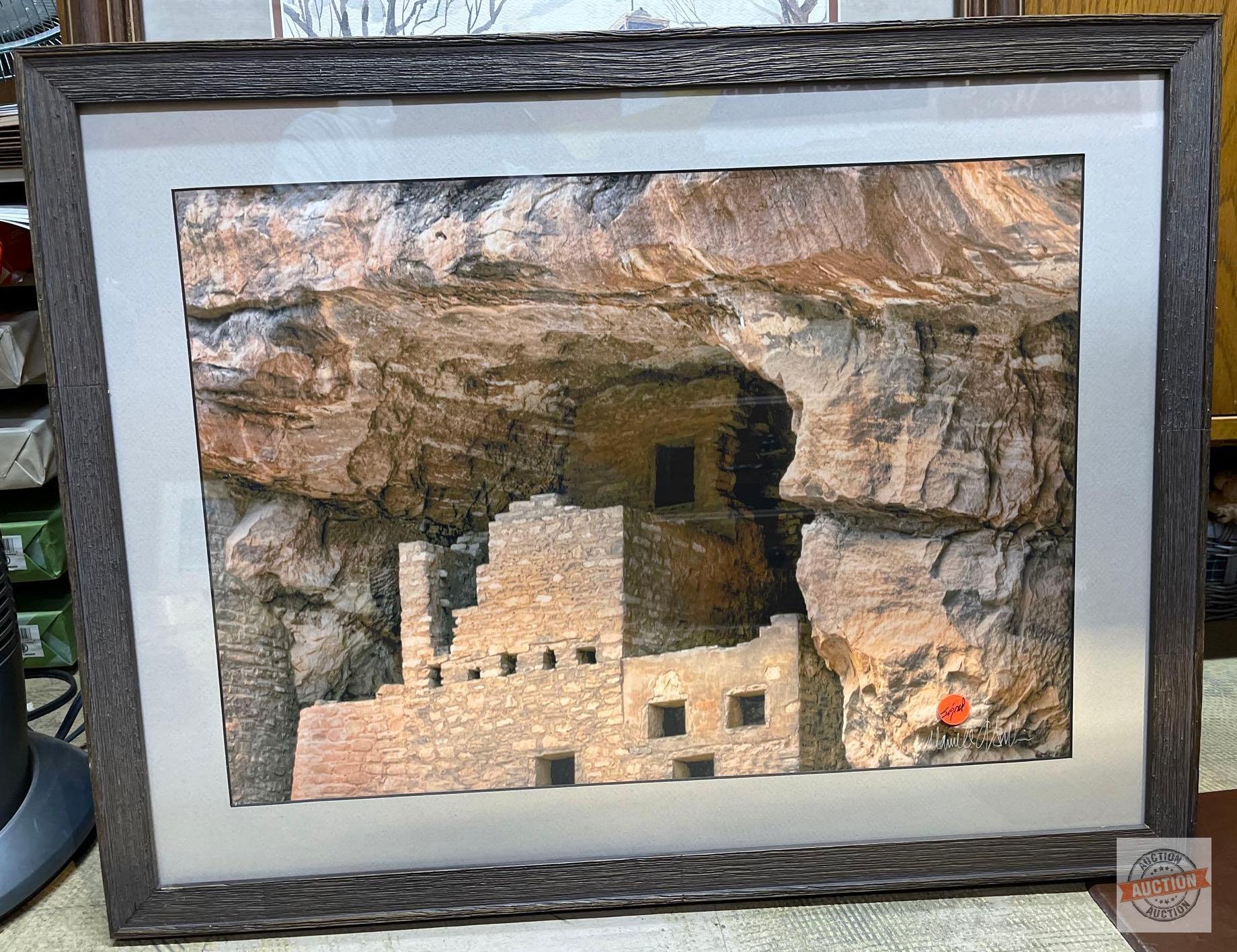 Artwork - Print, Mountain Cliff Dwelling of the American southwest