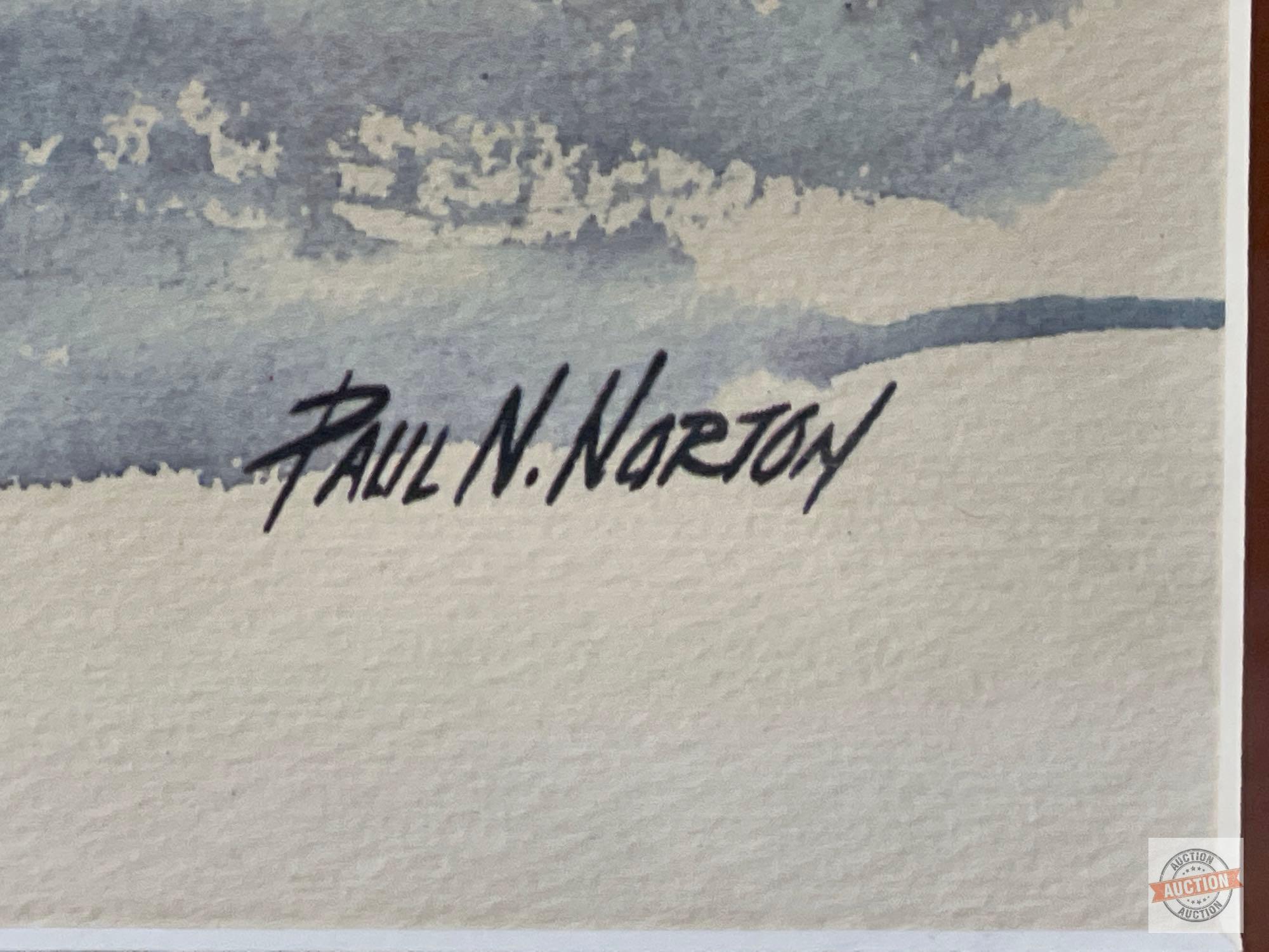 Artwork - Watercolor print, signed Paul N. Norton