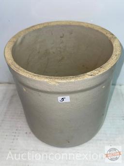 Crock - Vintage crock with lid and extra lid