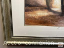 Artwork - Large framed and matted, Roses