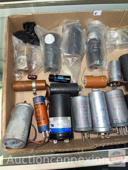 Vintage voltage radio transistor components