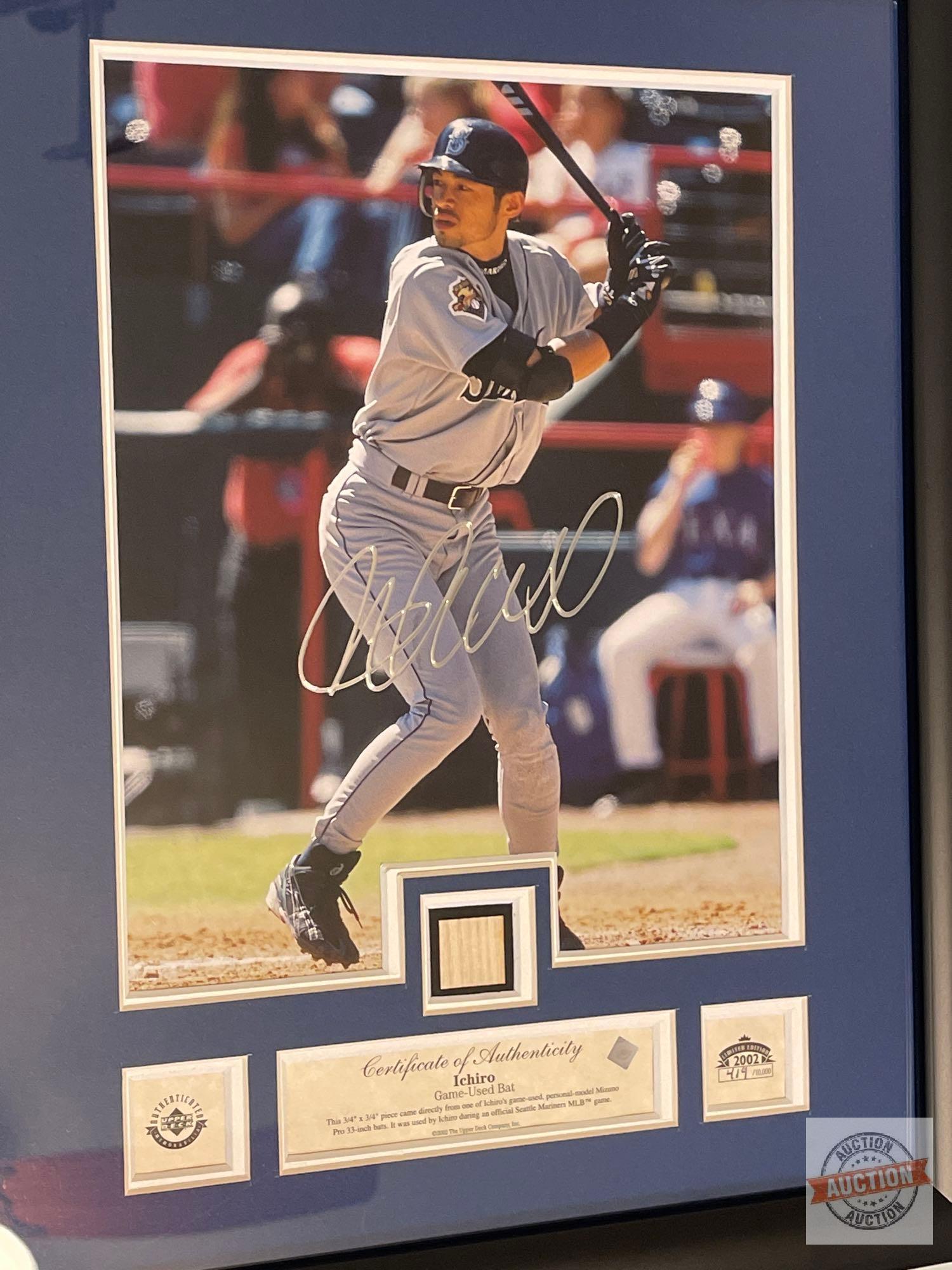 Sports - 2002 Limited Edition #419/10,000 Ichiro framed, matted, numbered and signed print