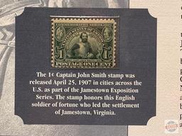 Stamps - The First Commemorative Stamp Issues, 1-cent Captain John Smith stamp