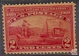 Stamps - The First Commemorative Stamp Issues, 2-cent Half Moon & Clermont