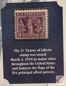 Stamps - The First Commemorative Stamp Issues, 3-cent Victory of Liberty stamp