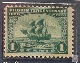 Stamps - The First Commemorative Stamp Issues, 1-cent Mayflower stamp