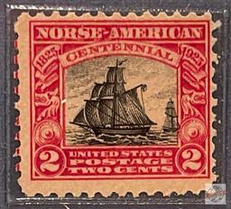 Stamps - The First Commemorative Stamp Issues, 2-cent Sloop Restaurationen stamp