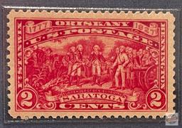 Stamps - The First Commemorative Stamp Issues, 2-cent Burgoyne Campaign stamp