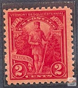 Stamps - The First Commemorative Stamp Issues, 2-cent Vermont Sesquicentennial