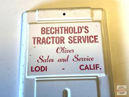 Vintage wall Thermometer - Bechthold's Advertising