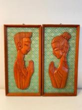 Set of Vintage Wall Art Pieces