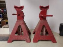 Two HD Cast Iron Jack Stands