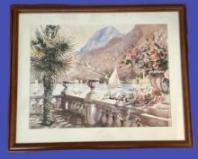 Framed and Matted Signed Print - 32 1/2?� x 26 1/2