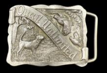 Quail Unlimited Limited Edition Belt Buckle