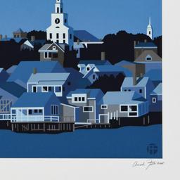 Harbor Dawn by Armond Fields (1930-2008)
