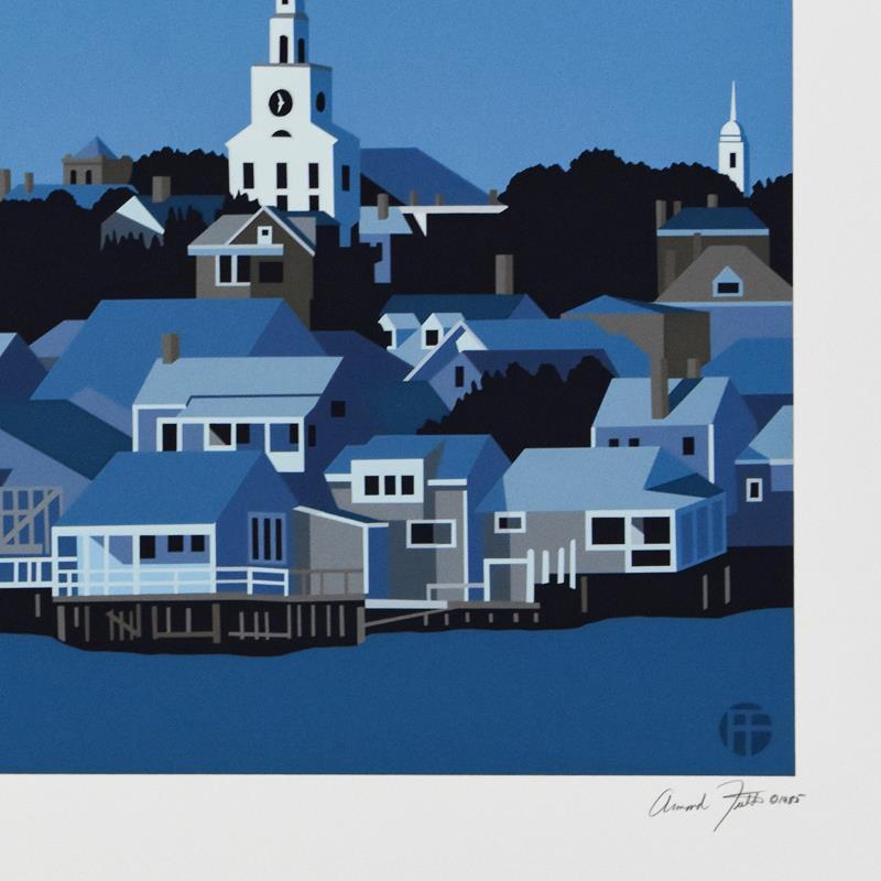 Harbor Dawn by Armond Fields (1930-2008)