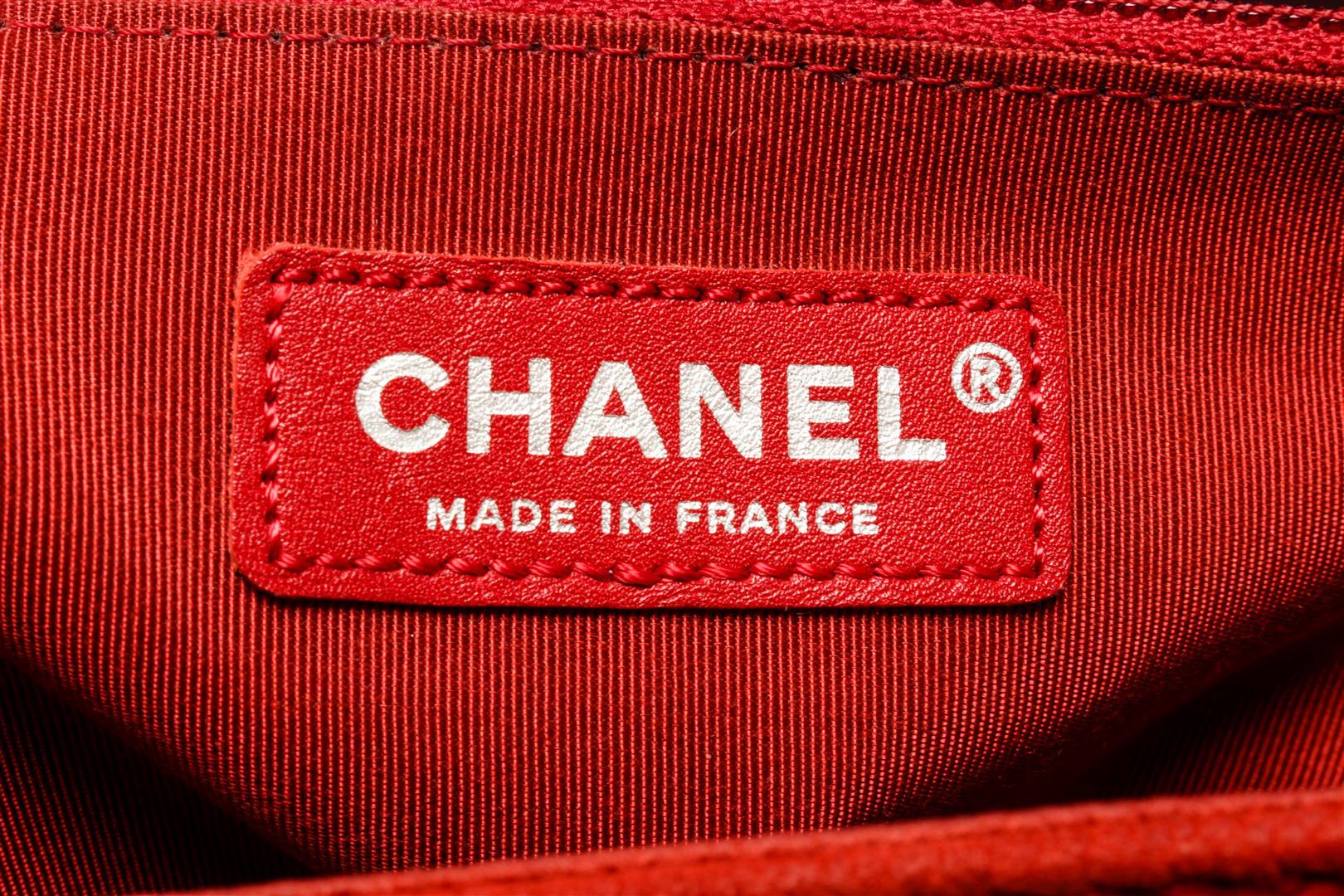 Chanel Red Soft Matte Caviar Leather Boy Large Flap Bag